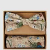 Prince Bowtie Fliege Und Einstecktuch Im Set – Sand 11